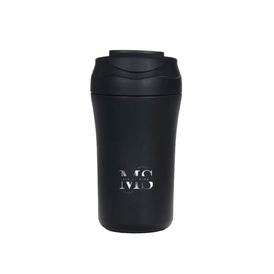 Black Stainless Steel Coffee Cup - 400ml